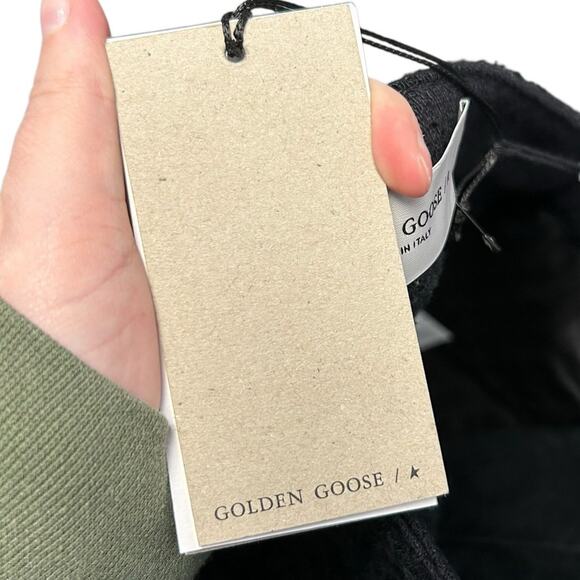 NWT Golden Goose Black Journey Kim Embellished Straight-Leg Jeans Womens 25 - Picture 8 of 15